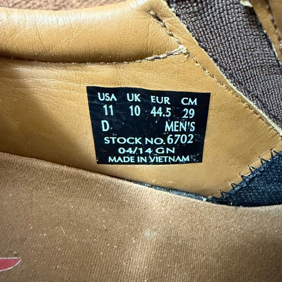Red Wing 6702 Mens Steel Toe Work Shoes Brown Leather Slip On Loafers Size 11 D main image 13